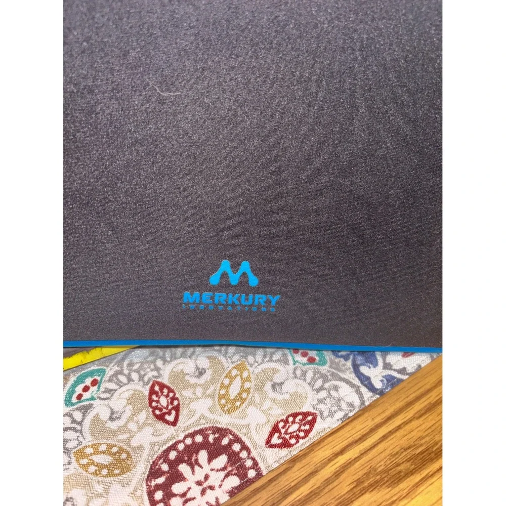 Merkury Innovations Black Blue Neoprene 12 inch Laptop Tablet Sleeve Case Pocket